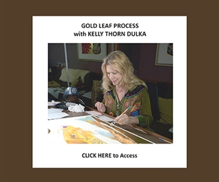 Gold Leaf Process with Kelly Thorn Dulka